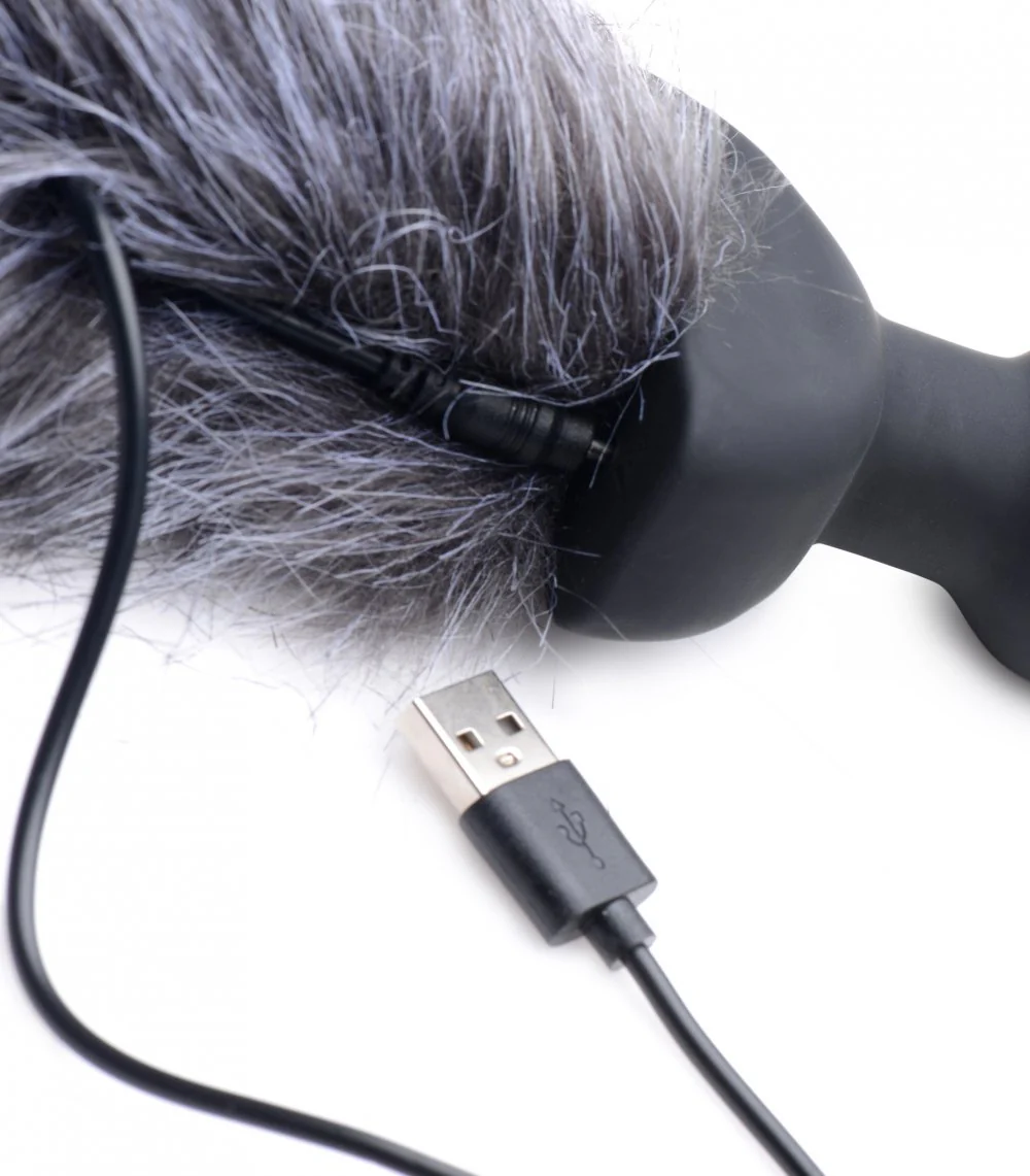 Remote Control Vibrating Fox Tail Anal Plug - Image 7